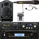 Galaxy Audio TV8-CT20HS00G Traveler 8, Cd Player, Audio Link, Wireless Handheld & Headset