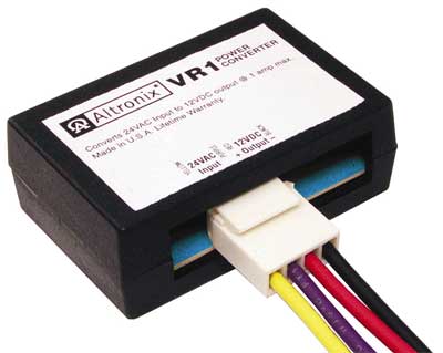 Altronix VR1 Power Conversion Module, 24VAC/24VDC to a 12VDC @ 1A, Modular Connector/Cable Assembly
