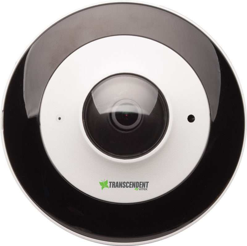 Vitek VTD-TND6FP Transcendent Series 6 MegaPixel H.265 Indoor/Outdoor Compact IP Vandal 360° Fisheye Camera with 6 IR LED Illumination