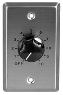Speco WAT10 10 Watt 70/25V Mono Attenuator with Wallplate