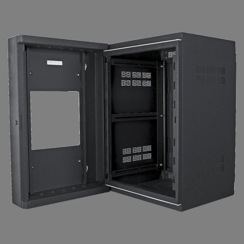 Atlas Sound WMA16-23 Innovative 23.5" Deep Wall Cabinet , 16 RU