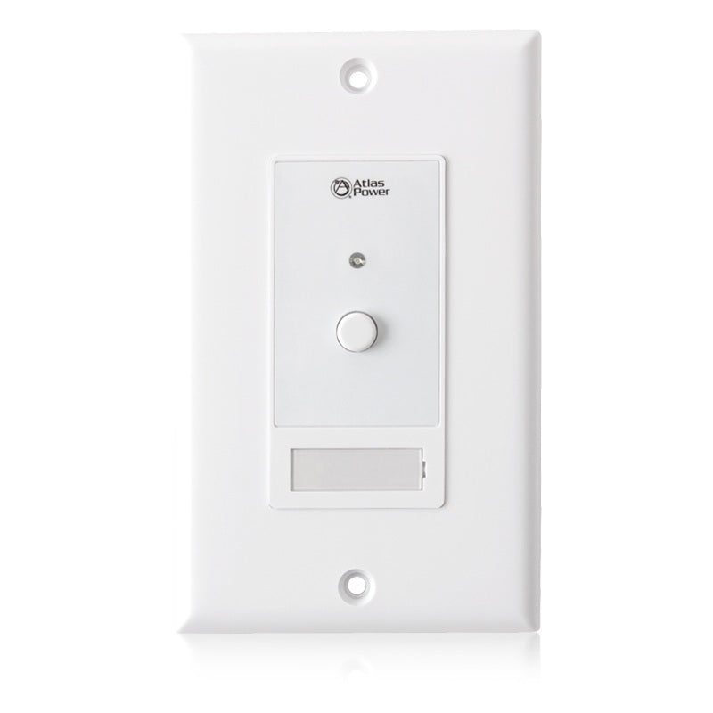 Atlas Sound WPD-SWCC Wall Plate Push Button Switch, Hard Contact Closure