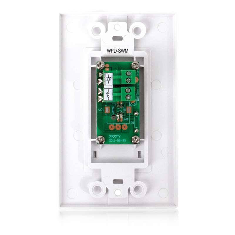 Atlas Sound WPD-SWM Wall Plate Push Button Switch, Momentary Contact Closure