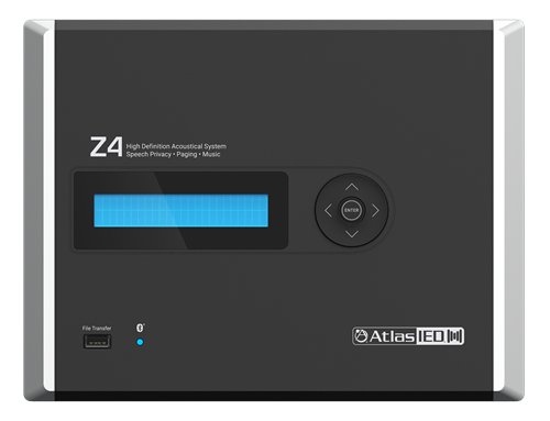 Atlas IED Z4-B 4 Zone High Definition Acoustical system (speech privacy / sound masking / paging / Music)