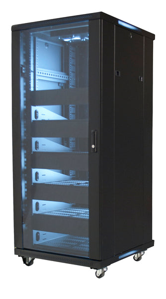 VMP EREN-27E 19" Empty Floor Equipment Rack Enclosure - 27RU