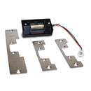 RCI Rutherford Controls L65ULMKM  6 Series Universal Electric Strike for All Door Frames, Brushed SS,12/24 vdc/vac,Latch Mon.