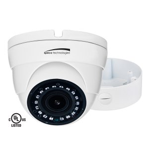 Speco VLDT3WM HD-TVI 2MP Eyeball Camera, 2.8-12 mm Motorized Lens, White