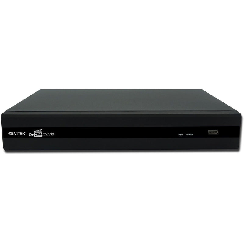 Vitek VT-08HD2A-NH-8T OnCue Series 1080P [8MP / 4K on IP] 8 Channel Real-time Hybrid [H.265 / HD over COAX] Digital Video Recorder