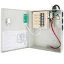 Vitek VT-1205A-D4B 4 Output 12VDC Power Center w/Optional Backup Battery – 5 AMP – UL Listed