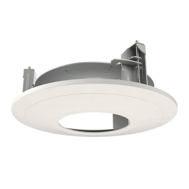 Vitek VT-TFMT-L2 Semi Flush Ceiling Dome Mount For Use w/Large Motorized Vandal Dome – NEW DESIGN FOR HDA Domes – Ivory