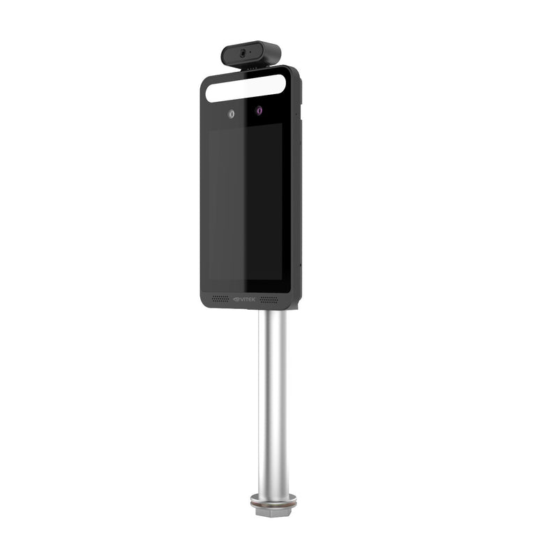 Vitek VT-TPBTH Post Mount for Use with Turnstile for Transcendent Series 2 MP Temperature Screening and Facial Recognition Camera with 8-inch Display Panel