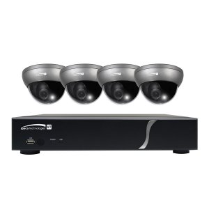 Speco ZIPT471 4-Channel 1080p HD-TVI DVR and Intensifier Dome Camera Kit